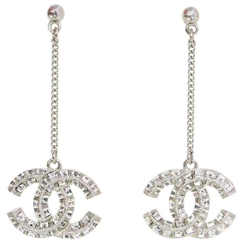 pawn chanel diamond earrings|chanel earrings for sale.